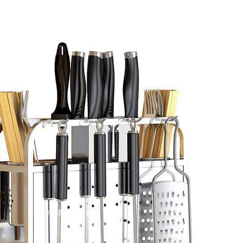 Kitchen Utensils Organizer Stainless Steel Cutting Board Chopsticks Spoons Kitchen
