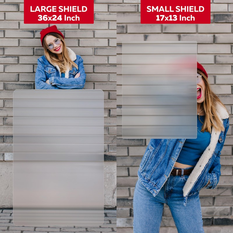 Invisibility Shield - 36"x24", Lenticular Sheet Shield with Transparent Acrylic