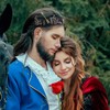 PartyforU Renaissance Elf Crystal Crown for Cosplay, Handmade Medieval Fairy