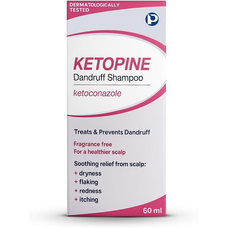 Ketopine Anti-Dandruff Shampoo 60ML - Pack of 2