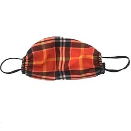 Adult Family Stretchy Washable 2 Ply Comfy Ear Loop Multi Purpose Face Mouth Cover Large Child (9-13 years) Red Modern Plaid
