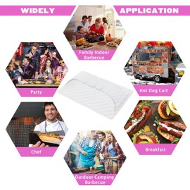 Hot Dog Slicers, Plastic Sausage Cutter Hot Dog Slicing Tool Hot Dogs Criss Cross Cutter Spiral Hot Dog Cutter for BBQ Outdoor Camping Grill (Transparent)