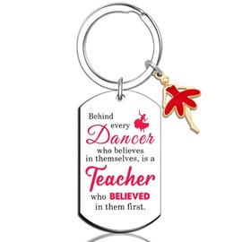 Stocking Stuffers for Dancers Christmas Dance Teacher Appreciation Gifts for Dancers Dance Teacher Keychain Ballet Accessories for Girls Ballerina Dancer Gifts for Women Ballet Christmas Gift Ideas