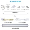 Grow Light for Indoor Plants,4ft T8, 180W(4 x 45W, 1080W
