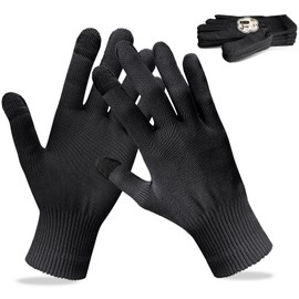 Dreamy Goodnight Gloves, Men's, Moisturizing, Rough Prevention, Hand Care, Smartphone Compatible, 100% Pure Cotton, Skin-friendly, Hand Eczema, Cracks, Atopic, Virus, Sleeping, Night, Men's, Spring and Summer, black 3 pairs