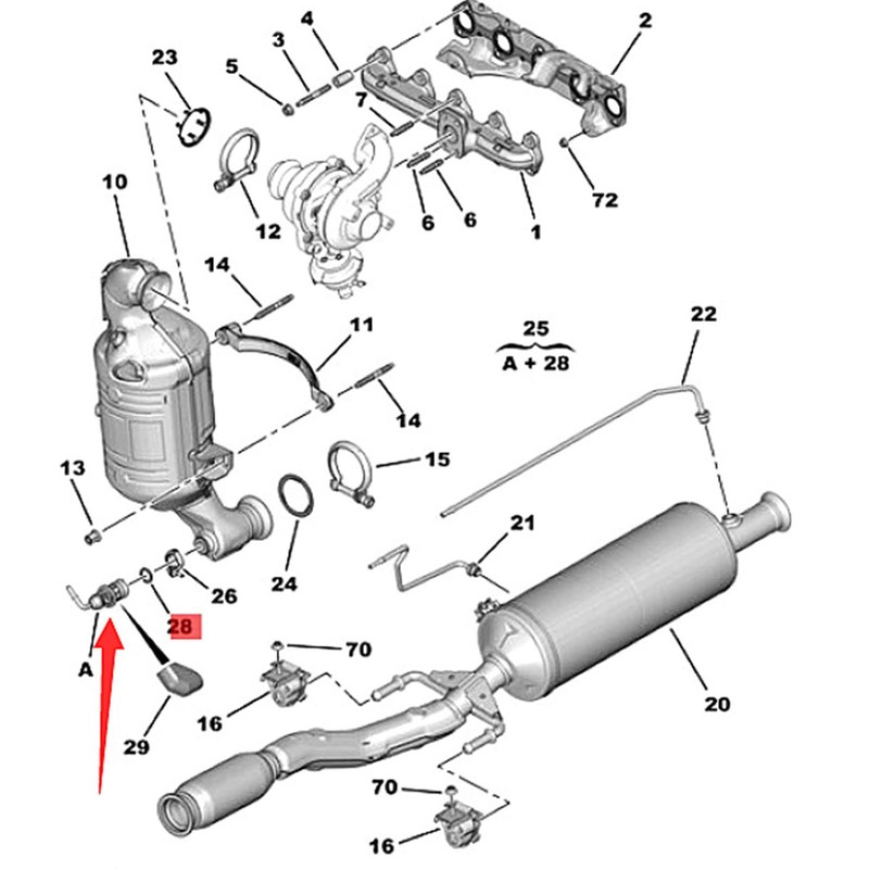 Diesel Engine Injector Nozzle 9802763880 Replacement Aluminum Alloy Injector Nozzle