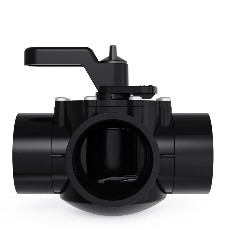 HYDROVOS 2 Inch 3-Way Diverter Valve for Pools and Spas,