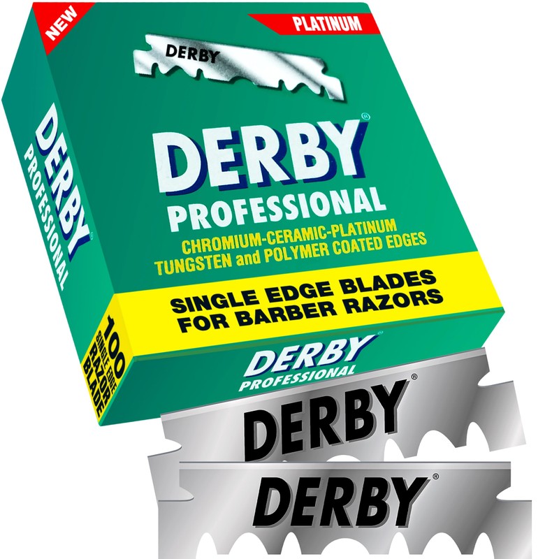 1000 Derby Professional Single Edge Razor Blades for straight razor
