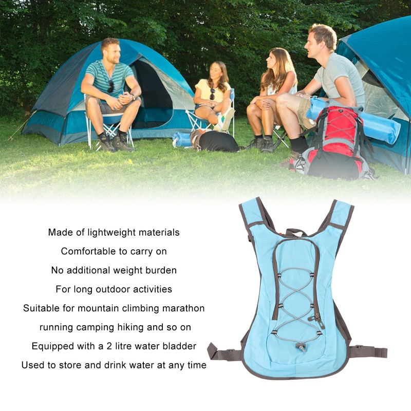 Hydration Backpack Breathable Waterproof Hydration Vest with 2L Water Bladder