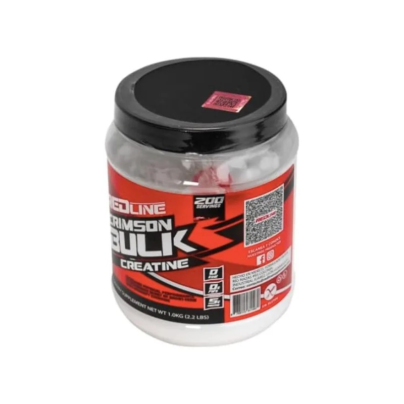 Redline Creatina Monohidratada Crimson Bulk 200 Servis Sfn