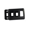 JR Products 12325 Triple Switch Base and Face Plate -