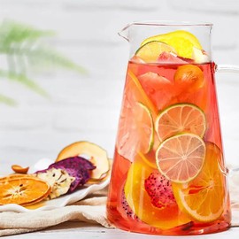 SIJIYUNLI-Fruit Slices Tea 100g/3.53oz Handmade Dried Fruit Slices,Can be soaked in cold or hot water.Contains 10 bags of tea bags,Suitable for gift giving.