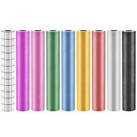 VViViD Deco65 12" x 5ft Multi-Color Adhesive Craft Vinyl Bundle Including 12" x 24" Transfer Paper Roll (Glitter 8 Roll Bundle)