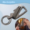 UOOPHEE 3 in 1 Permanent Match Bottle Opener Keychain Kerosene