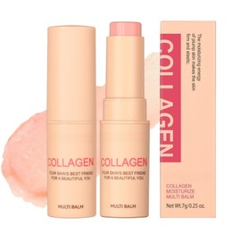 Triple-Action Pure Collagen Wand: Anti-Wrinkle + Hydrating Balm for Face, Eye, Lip & Neck – Collagen-Boosting Moisturizer to Smooth Fine Lines, Revitalize Skin & Lock in Hydration, 7g