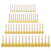Tuperoymse 60 Pieces of Round Paint Foam Sponge Brush Set