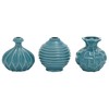 Deco 79 Ceramic Decorative Vase Centerpiece Vases with Varying Patterns,