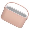 Makeup Case Rotatable Mirror Lid Dimmable LED Light Portable Cosmetic
