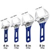 1 Piece Wide Opening Adjustable Wrench 5 inch with Short