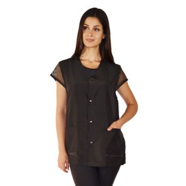 Ladybird Line Mesh Back Groomer Jacket Ideal for Pet Groomers, Stylist, Barbers Water Resistant - Size XL