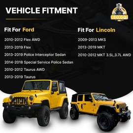 Koxot Front End 4pc Suspension Kit Fit for 2013-2018 Ford Taurus, 2013-2016 Flex and Lincoin, 2013-2016 MKS, 2013-2019 MKT, 2 Lower Control Arms w/Ball Joints 2 Sway Bar End Links