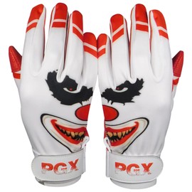 PGX Crazy Clown Baseball Batting Gloves (Adult Extra Large)