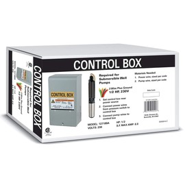 Star Control Box for 1/2 HP Submersible Well Pumps (230 Volt) for Outdoor or Indoor Use, 127189A