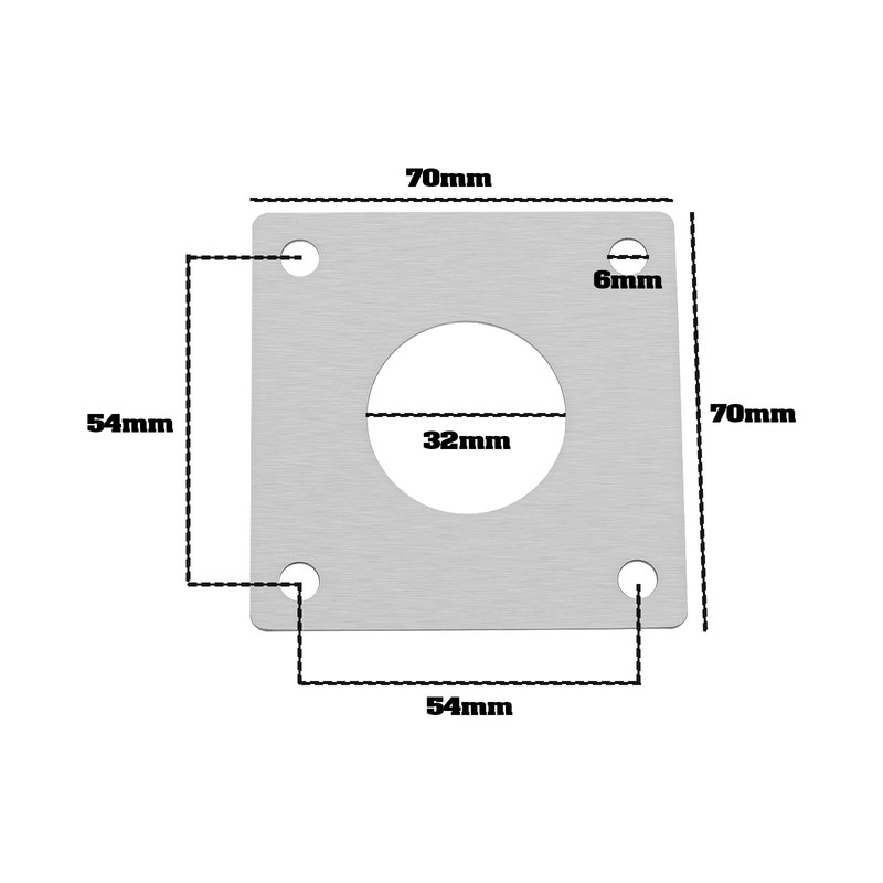 Create idea 8 Sets 32mm Nest Box Protection Plate 304
