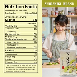 Shirakiku Dried Grains & Rice - Japanese Short Grain White Koshihikari - Uncooked Premium Quality Low Carb Sweet Sticky Sushi Rice, 15 Pounds bag
