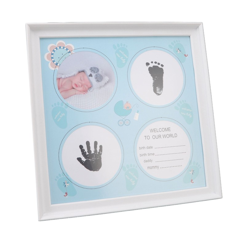Baby Handprint Footprint Kit for Newborn Boys Girls Wear Resistant