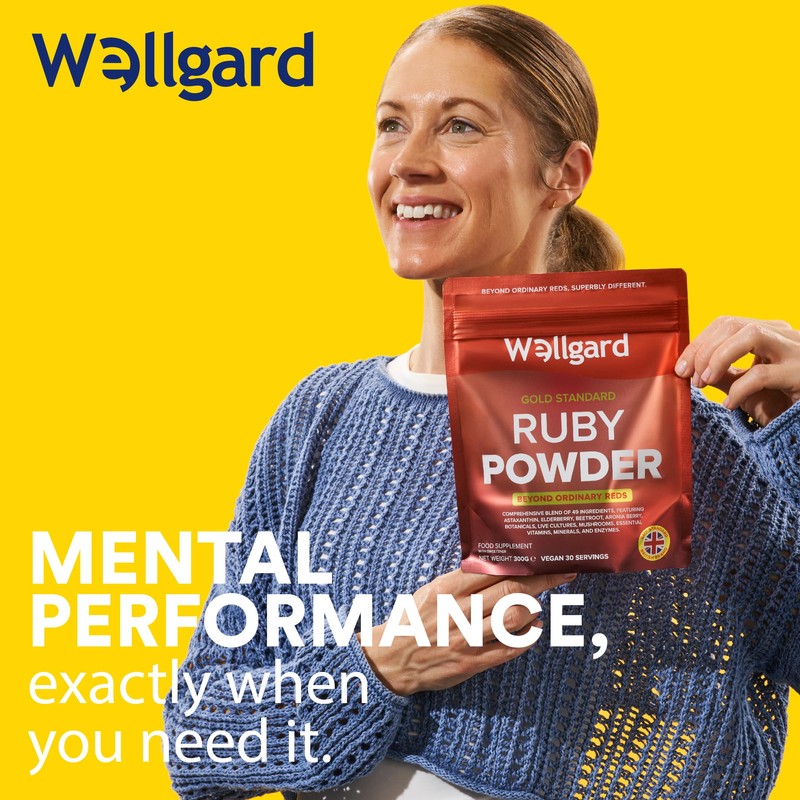 Wellgard Super Reds Powder, Ruby Powder, Vitamins, Minerals, Fruits, Botanicals,