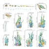decalmile Summer Under The Sea Seaweed Double Sided Window Clings
