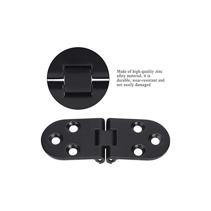 Butler Tray Hinge, 4Pcs Zinc Alloy Door Flap Hinge Table