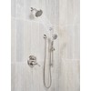 Delta Faucet 5-Setting Raincan Shower Head, Brushed Nickel Rain Shower