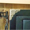 Dophee 8Pcs Antique Brass Jewelry Box Corner Case Chest Corner