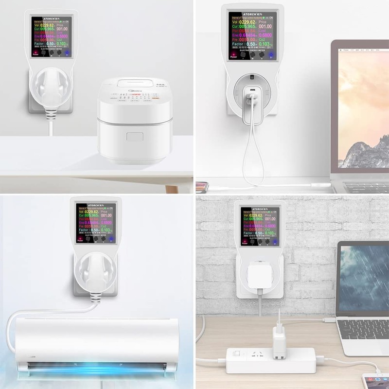 WiFi Watt Meter, Plug-in JP Socket Power Meter, Electricity Bill