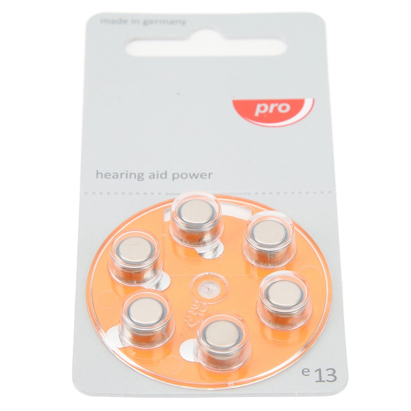 60pcs Long Lasting Power Hearing Device Battery Zinc Air Sound