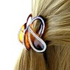 Meilliwish Diamond Butterfly Hair Clip Claw (D14)(Brown)