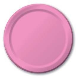 Creative Converting 503042B Table Needs, Touch of Color Paper Banquet Plates, Candy Pink, 10.25", 24ct