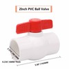 2" PVC Ball Valve Water Pipe Shut-off Valve Socket with