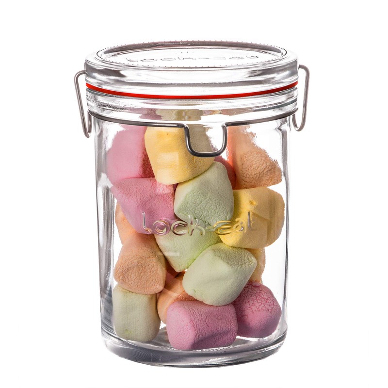 Luigi Bormioli Lock-Eat Food Jar XL, 34 Ounce