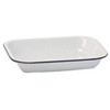 POSH LIVING 610BS Enameled Bake Pan S Blue Tray, 11.4