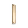 5mm Heavy Duty Solid Cast Brass Georgian Finger Plate Door