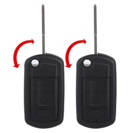 ANPART 2 X Remote Key Fob Uncut Ignition Key Compatible for 97 98 99 00 01 02 03 04 05 06 07 08 09 10 for Land Rover Discovery LR3 R ange R over R ange R over Sport FCC ADP05718206S