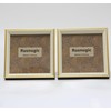 Rusnugic 6x6 Picture Frame - 2 Pack Rustic Square Photo