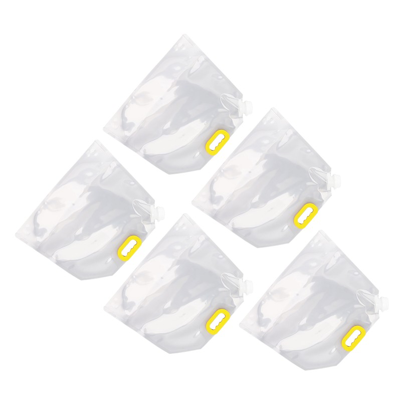 5Pcs Grain Sealed Storage Bag Reusable Transparent Grain Storage Bag