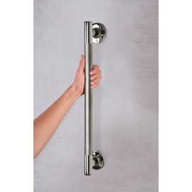 RIDDER Ken Grab Rail with Non-Slip Grip Surface Glossy Chrome L