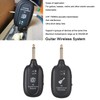 Guitar Wireless System Rechargeable UHF 730MHz 4 Channels Guitar Transmitter