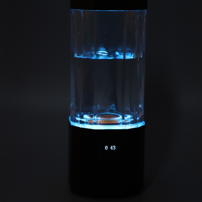 Hydrogen Water Bottle with Colorful Lights Platinum Titanium Electrode 2