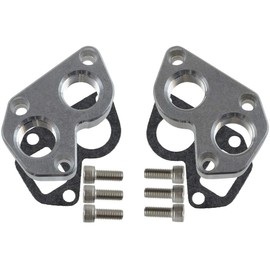 ICT Billet LSX REMOTE MOUNT WATER PUMP Adapter Plate 3/4" NPT Chevy LS1 LS Camaro 551536